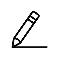 Pencil icon vector graphic illustration