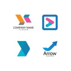 Arrow illustration logo