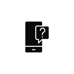 Help and support icon. Simple solid style for web template and app. Call center, assist, service, contact, phone, computer, info, vector illustration design on white background. EPS 10