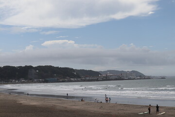 Promenade by the sea sometimes ago
