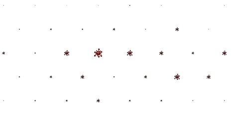 Light Purple vector pattern with coronavirus elements.