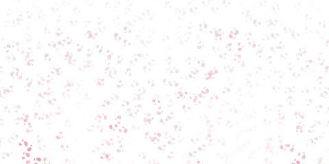 Light red vector background with random forms.