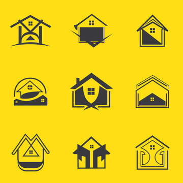 Real Estate Logo Icon Template For Business And Company