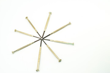 Precision screwdriver isolated on a white background.