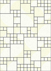 Abstract Geometric Pattern generative computational art illustration