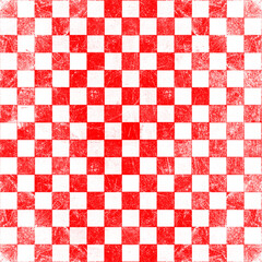 grunge red checkered