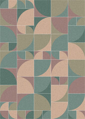 Abstract Geometric Pattern generative computational art illustration