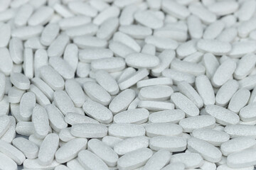 Medicine background of gray pills