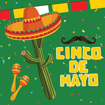 Cinco de Mayo annual celebration poster