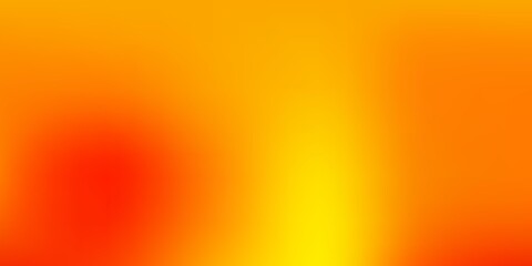 Light Orange vector blurred pattern.
