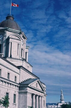 Clock tower of the old post office building, Quebec City, Quebec, Canada