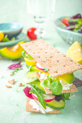 Healthy spring sandwiches