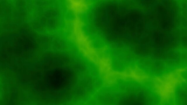 green smoke abstract background. swamp texture. 3D animated