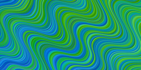 Light Blue, Green vector pattern with lines.