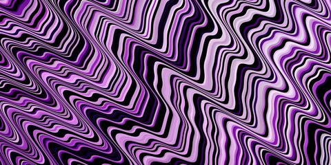 Light Purple, Pink vector background with wry lines.