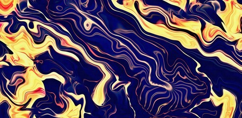 Abstract background. Psychedelic fractal, texture of brush strokes of colored paint of blurred lines and spots of different shapes and sizes