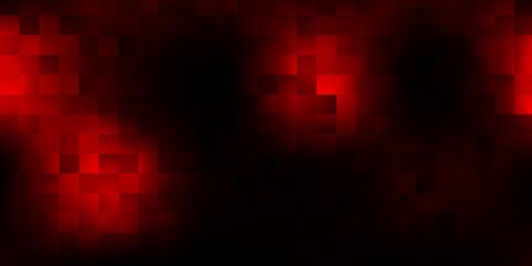 Dark red vector template with rectangles.