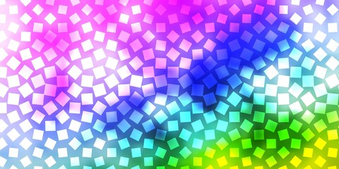 Light Multicolor vector layout with lines, rectangles.