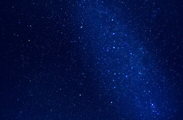 Fototapeta na wymiar Starry Sky with Stars and Milky Way