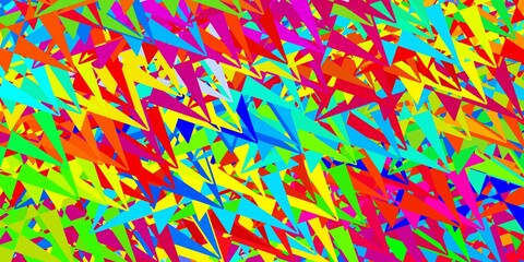 Fototapeta premium Light blue vector background with polygonal forms.