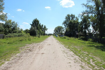 road in the countryside