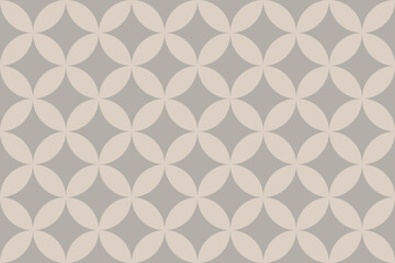 Batik Geometry Circle Shape Pattern Background