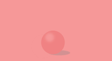 Balloon on pink background