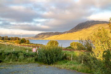 Fototapeta premium This is Lough Finn in Fintown in Donegal Ireland
