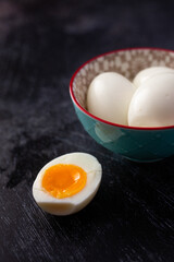 boiled eggs in a bowl