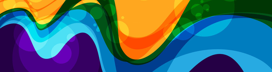 Abstract background. Vertical Banner for interior decoration in a modern style. Dynamics lines. Vector illustration