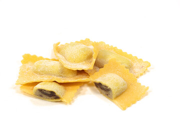 pasta stuffed with porcini mushrooms