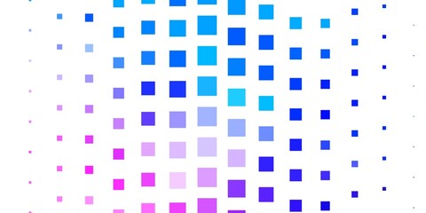 Light Pink, Blue vector layout with lines, rectangles.