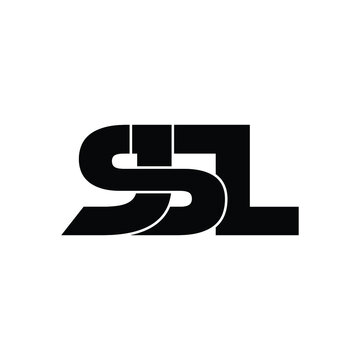 SJL letter monogram logo design vector