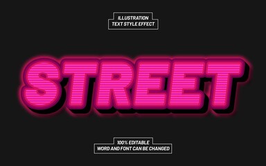 Street Text Style Effect
