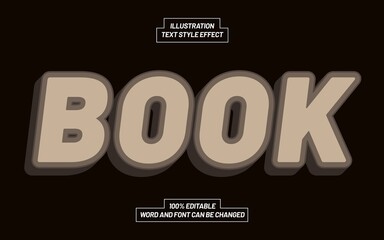 Obraz premium Book Text Style Effect