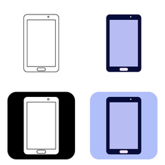 icon set of mobile phone for web icons