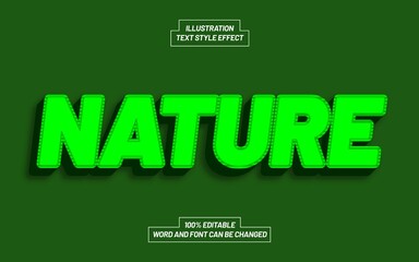 Nature Text Style Effect
