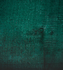 Old rustic emarald green wood background