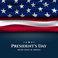 Fototapeta na wymiar President's Day Background Design. Vector Illustration.
