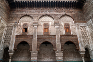 Al-Attarine Madrasa in Fez, Morocco.