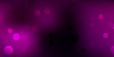 Dark pink vector template with abstract forms.