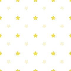 Vector golden stars geometric seamless pattern background