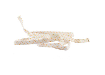 Gummilitze auf weißem Hintergrund