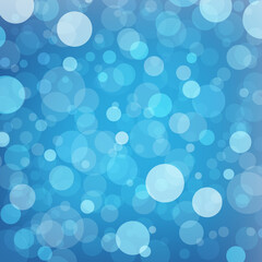 Vector abstract blue sky background with blur bokeh light effect. eps 10