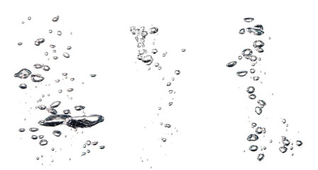 collection water bubble black oxygen air, in underwater clear liquid with bubbles flowing up on the...