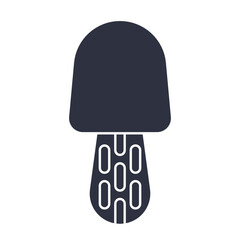 Vegetable Food Icon. Mushroom. Vector Illustration.