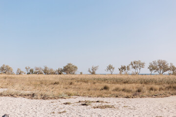 The most beautiful landscape in the reserve on a clear day on the island