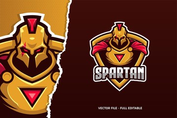 Spartan E-sport Logo Template