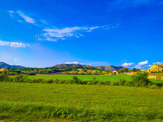 landscape in the mountains