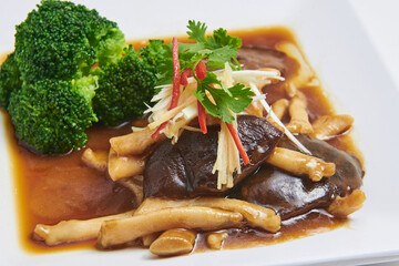 Fried Mushroom with Hot Oyster Sauce Top menu of Thailand